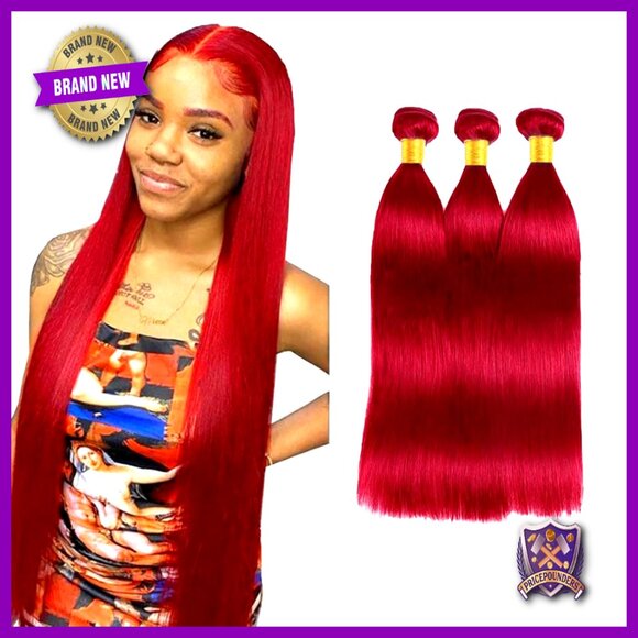 Unprocessed Brazilian Virgin Human Hair Extensions 18-22 Inch Straight Bundles main image 7